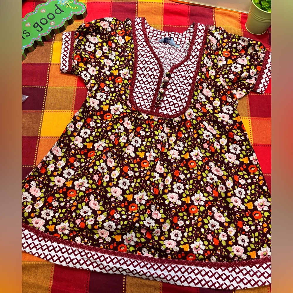 Maternity Floral Short Sleeve Blouse